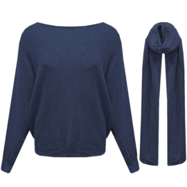 Vleermuis trui met Shawl