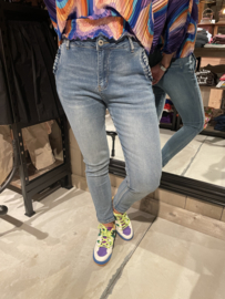 Jeans roezel zak