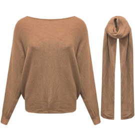 Vleermuis trui met Shawl