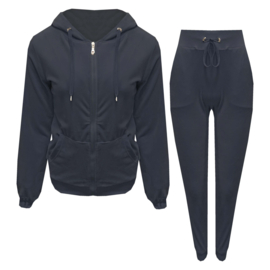 Velours joggingpak Sky