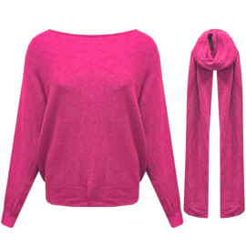 Vleermuis trui met Shawl