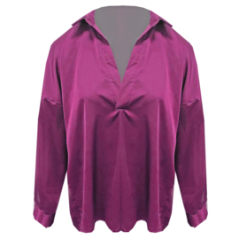 Satijnen blouse Wendie