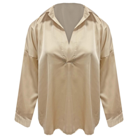 Satijnen blouse Wendie