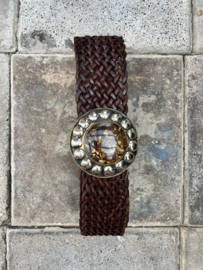Leren riem Abi