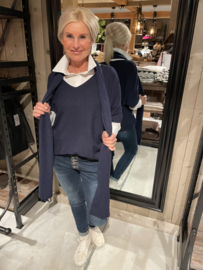 Oversized top met shawl