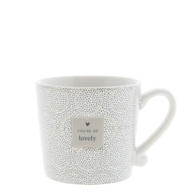 Mug White /You're so lovely 8x7cm
