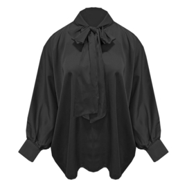 Satijnen vleermuis blouse
