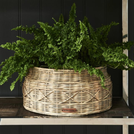 Rustic Rattan Classic Planter Round