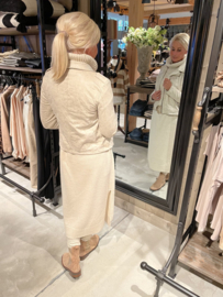 Leatherlook jasje met ritsjes