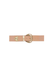 Stretch riem gouden gesp