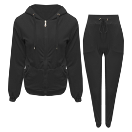 Velours joggingpak Sky