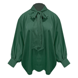 Satijnen vleermuis blouse