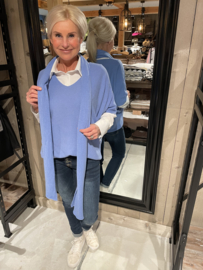 Oversized top met shawl