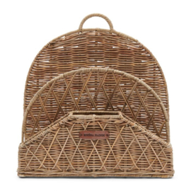 Rustic Rattan Organise Your Desk Basket