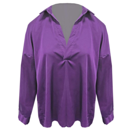 Satijnen blouse Wendie