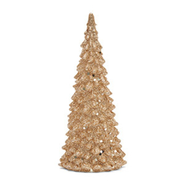 Sparkling Christmas LED Tree gold S