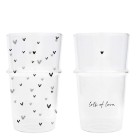 Tumbler Latte (2x12) Hearts & lots of love