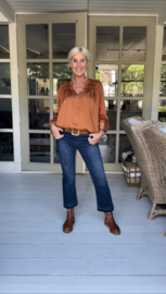 SALE Satijnen blouse Sefa