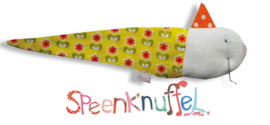 Lapjespoes speenknuffel 'Merel'