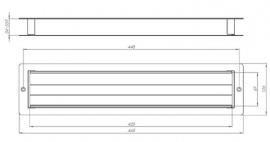 Rvs ventilatie rooster