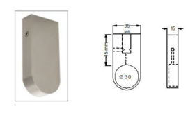 Nis roede rond 30mm