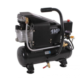 Compressor 6 liter tank - 0,75KW, 230V, 8bar