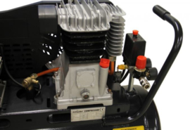 Compressor 50 liter tank - 2,2KW, 230V, 8bar