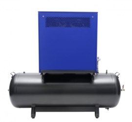 Compressor gedempt 500 liter tank ster-driehoek - 7,5kW, 400V, 11 bar