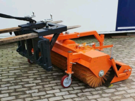 Veegmachine  voor heftruck shovel tractor