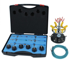 Airbrush set voor 6 kleuren