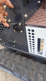 minigraver CMH ZJS15-E 72Volt ELECTRISCH zwenkgiek rubsverstel