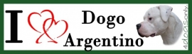 I LOVE  Dogo Argentino OP=OP