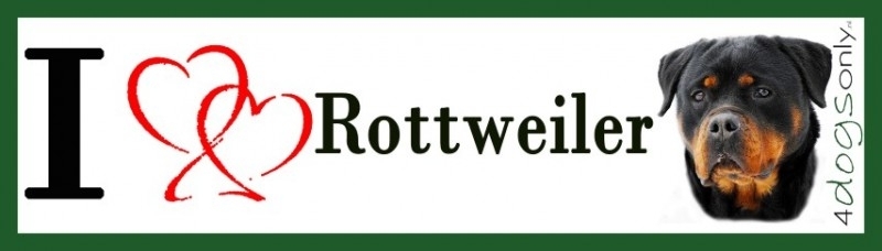 I Love Rottweiler 2 UITVERKOCHT