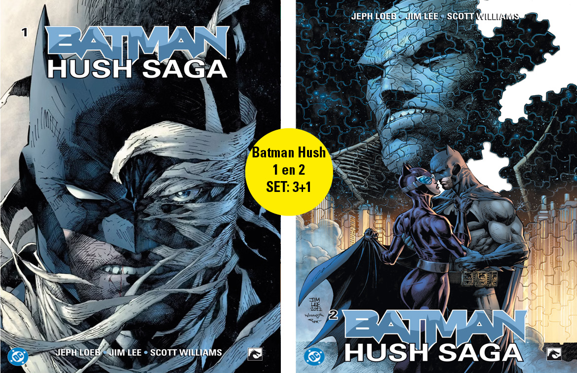 Batman Hush 1 en 2 SET: 3+1