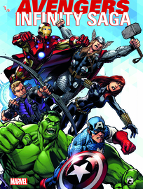 Avengers: Infinity Saga CP 1/2/3/4/5 COMPLEET + Alex Ross A3 Poster