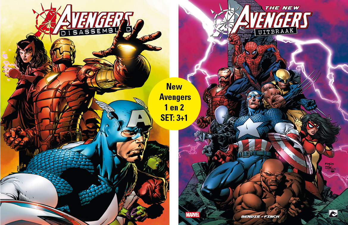 New Avengers 1 en 2 SET: 3+1