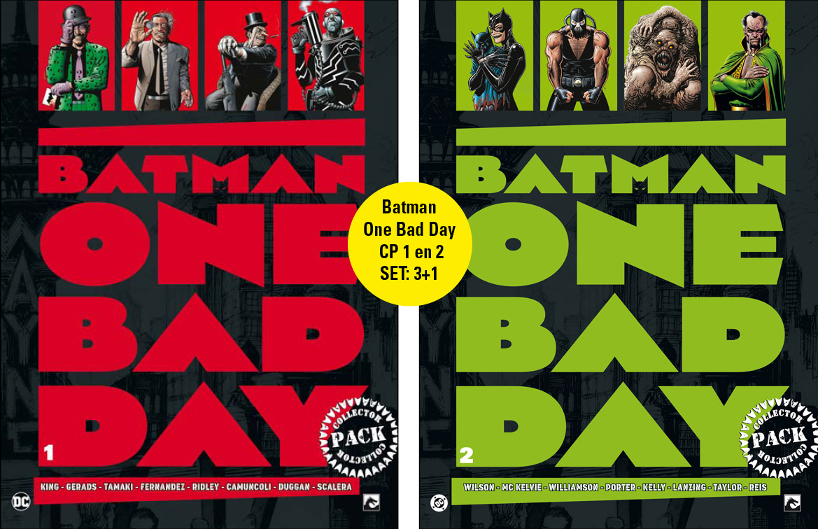 Batman One Bad Day CP 1 en 2 SET: 3+1
