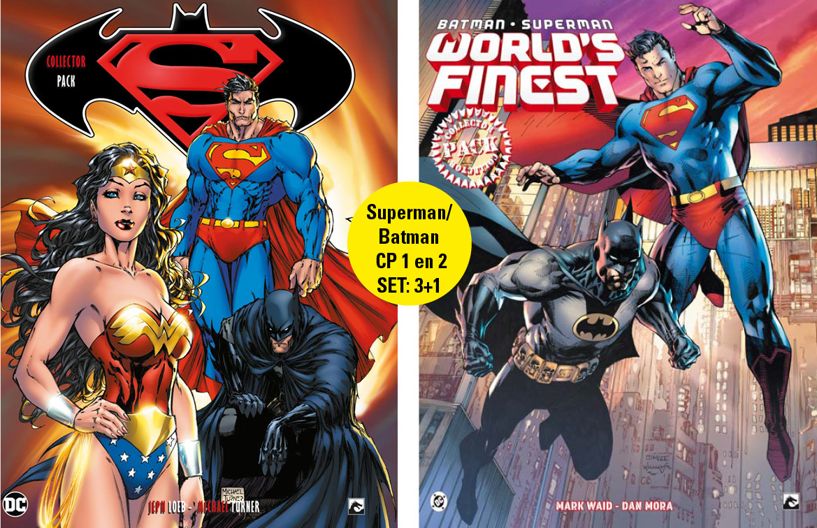 Superman/Batman CP 1 en 2 SET: 3+1