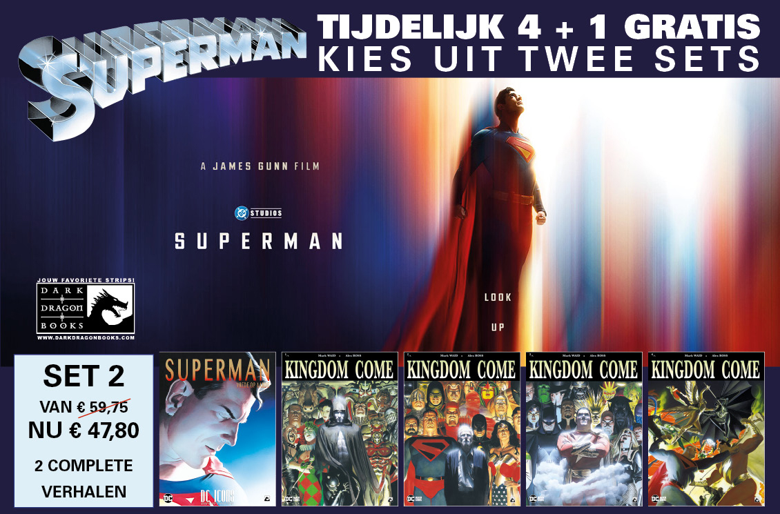 SUPERMAN PROMO SET 2:  Kingdom Come + Icons