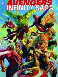 Avengers: Infinity Saga CP 1/2/3/4/5 COMPLEET + Alex Ross A3 Poster