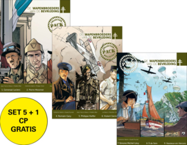 Wapenbroeders van de bevrijding CP 1-3 SET: 5+1