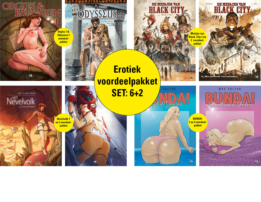 Erotiek  voordeelpakket SET: 6+2
