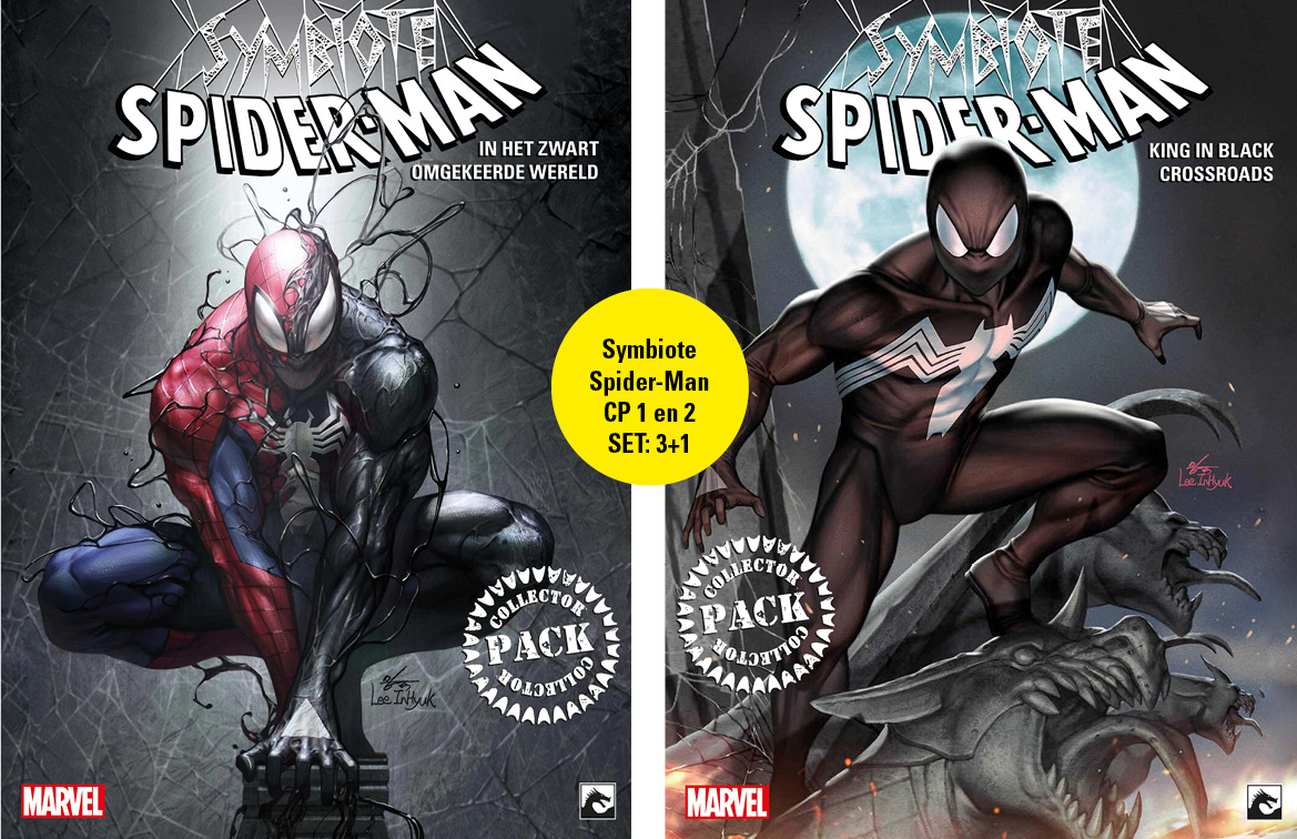 Symbiote Spider-Man CP 1 en 2 SET: 3+1