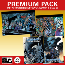Batman Hush Saga 1 en 2 (van 3) voordeelpack met GRATIS poster