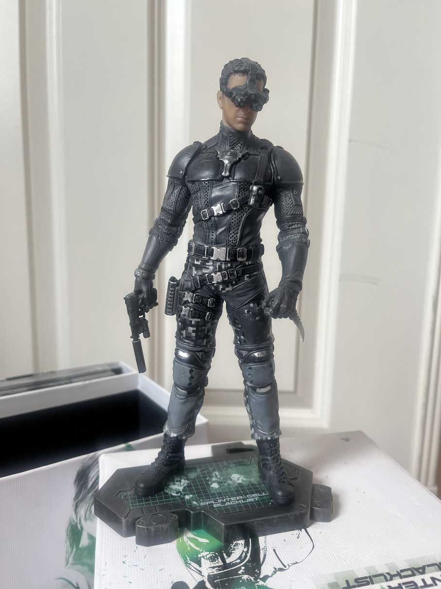 Sam Fisher Splinter Cell Collector’s Edition Statue (Blacklist/Conviction, ±24 cm)