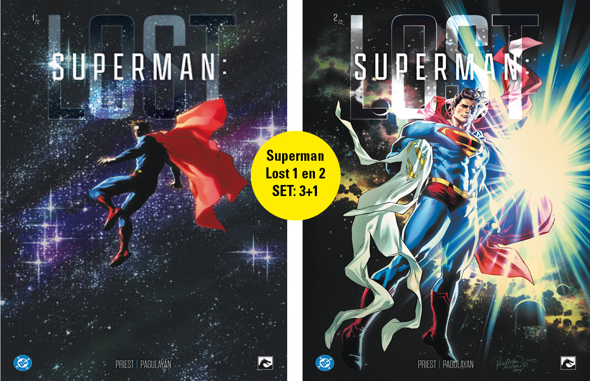 Superman Lost 1 en 2 SET: 3+1