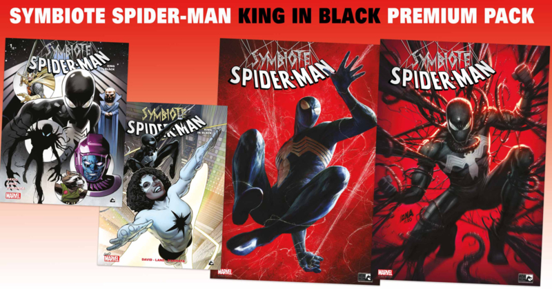 Spider-Man: Symbiote: King in black 1 en 2 Premium Pack +A3 poster