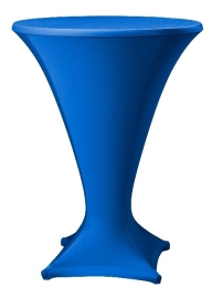 Stehtischhusse Cocktail Blau
