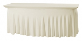 Stehtischhusse Wave Beige