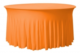 Tischhusse Grandeur Rund Orange